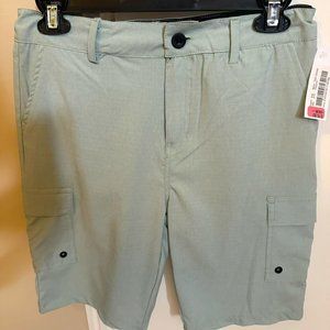 First Wave: Boys Cargo Shorts, performance Blend, size 14
